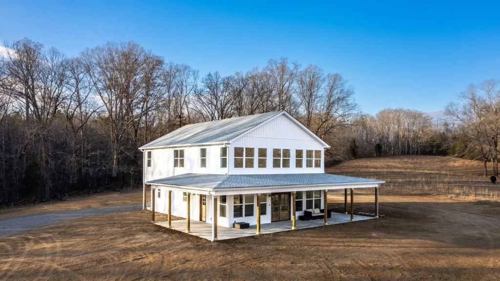 Two Story White House